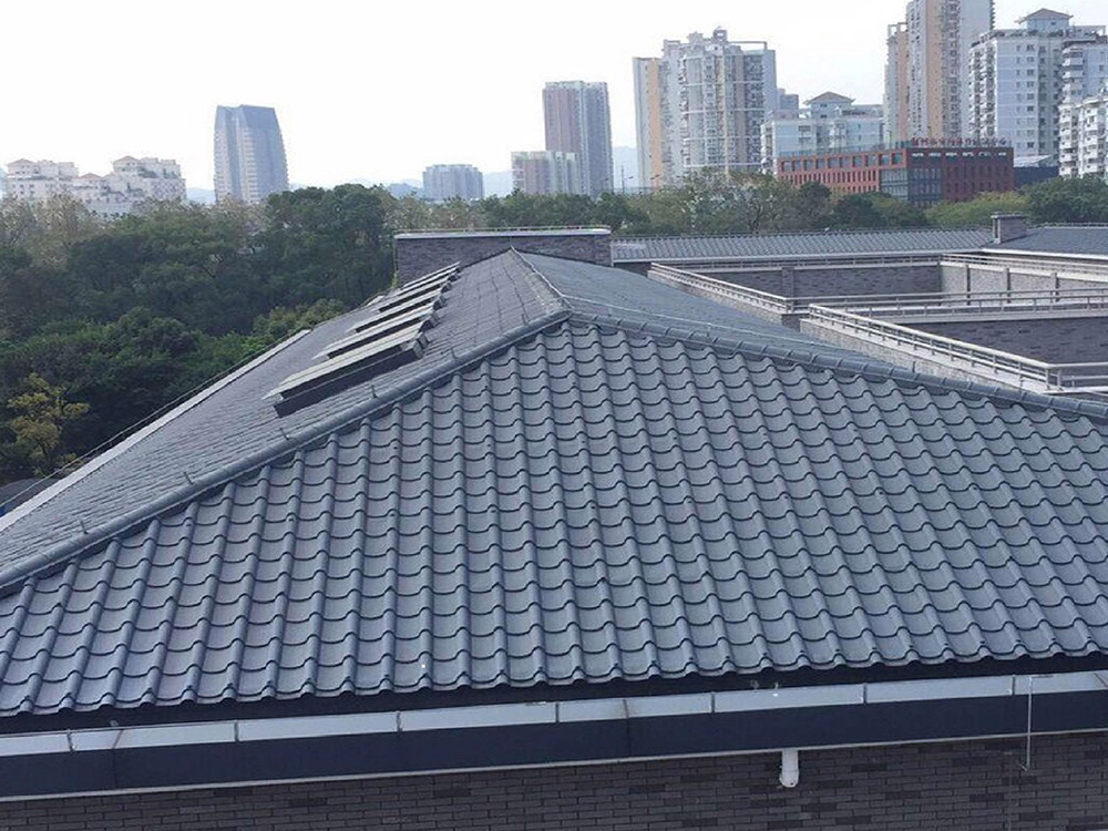 彩石金属竹节瓦